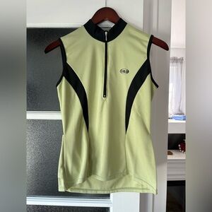 Louis Garneau Women’s Bicycle Cycling Shirt Lime Green Size S